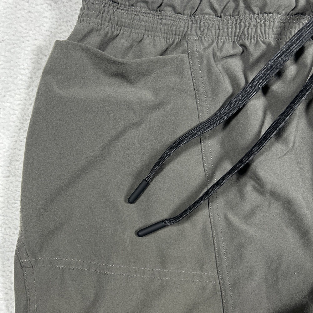 Prana Pants Womens Large Gray Midtown Capri Jogger Drawstring Stretch Cropped‎ - Picture 3 of 6